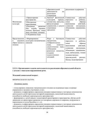 Образовательная программа дошкольного образования адаптированная для обучающихся с ограниченными возможностями здоровья (с тяжелыми нарушениями речи), посещающих «Центр сопровождения ребенка с ОВЗ и его семьи» 