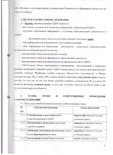 Положение о порядке организации и проведения самообследования