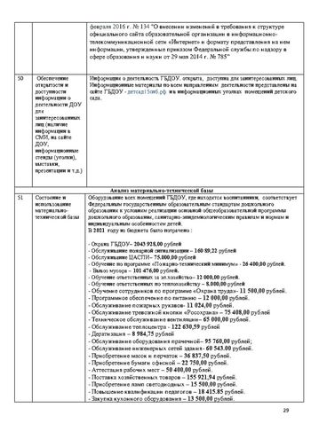 Отчеты по результатам самообследования деятельности ГБДОУ детский сад №15 компенсирующего вида Выборгского района Санкт-Петербурга за 2021 год 