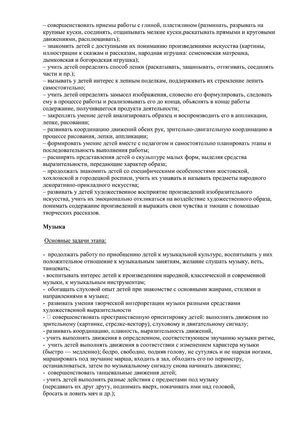 Рабочая программа воспитателей группы № 1 