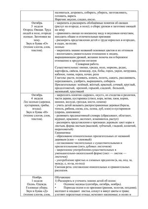 Рабочая программа воспитателей группы № 1 