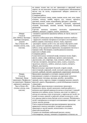 Рабочая программа воспитателей группы № 1 