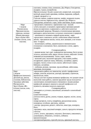 Рабочая программа воспитателей группы № 1 