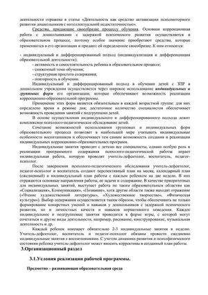 Рабочая программа учителя дефектолога Чуваевой Е.И. и воспитателей группы № 5 Егоровой Н.Ю. и Дружининой С.А. на 2018-2019 уч. год.
