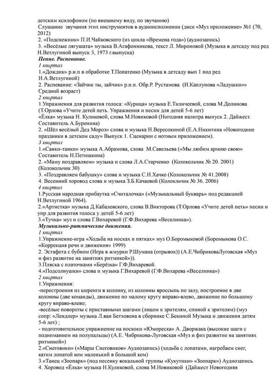 Рабочая программа музыкального руководителя Юнусовой И.В. на 2018-2019 уч. год.