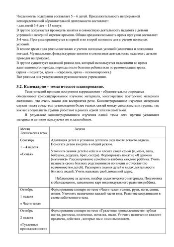 Рабочая программа учителя-дефектолога Виноградовой О.А. и воспитателей группы № 7 Никитиновй Л.П. и Рудовой А.Н. на 2019-2020 уч. год.
