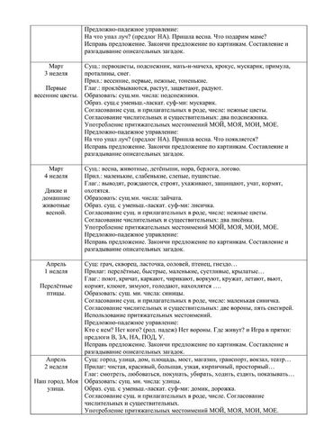 Рабочая программа учителя – логопеда группы №5 Чуваевой Е.И. 2019-2020 уч. год.