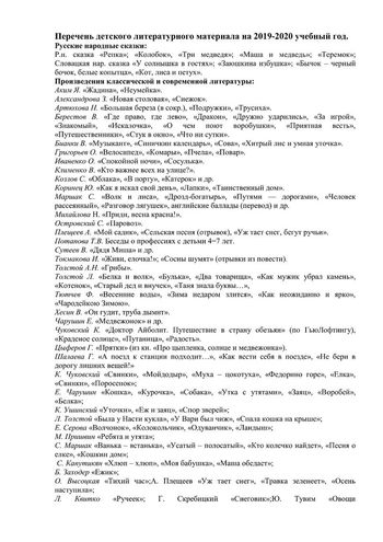 Рабочая программа учителя – логопеда группы №5 Чуваевой Е.И. 2019-2020 уч. год.