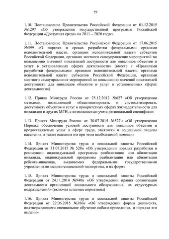 Методическое пособие по обеспечению доступности для инвалидов объектов и услуг