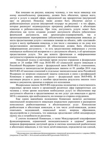 Методическое пособие по обеспечению доступности для инвалидов объектов и услуг